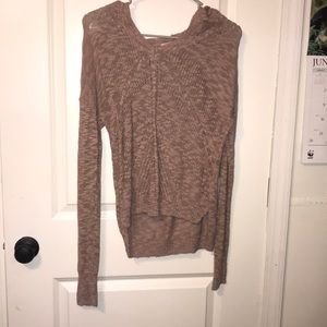 Pink cream. Maurice’s sweater with hood